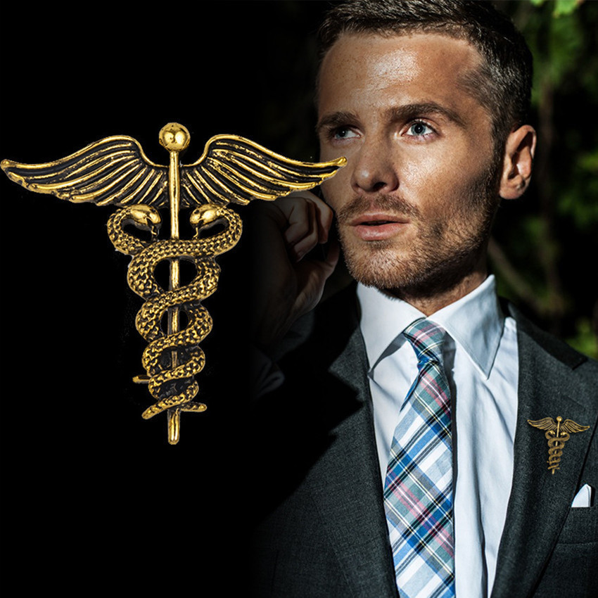 Pin Bros Motif Burung Garuda Eagle Brooch Untuk Pria - Aksesoris Pin Lencana Jas Blazer