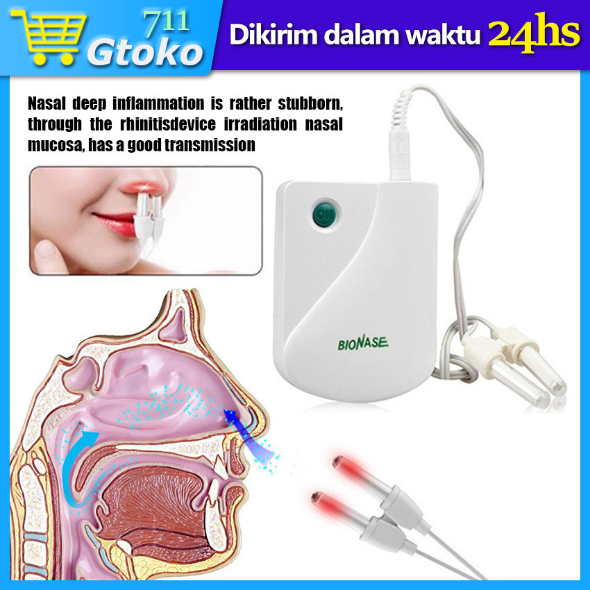 Alat Terapi Hidung Pilek Alergi Sinus Sinusitis Rhinitis Laser Infrared Therapy Kesehatan Hidung