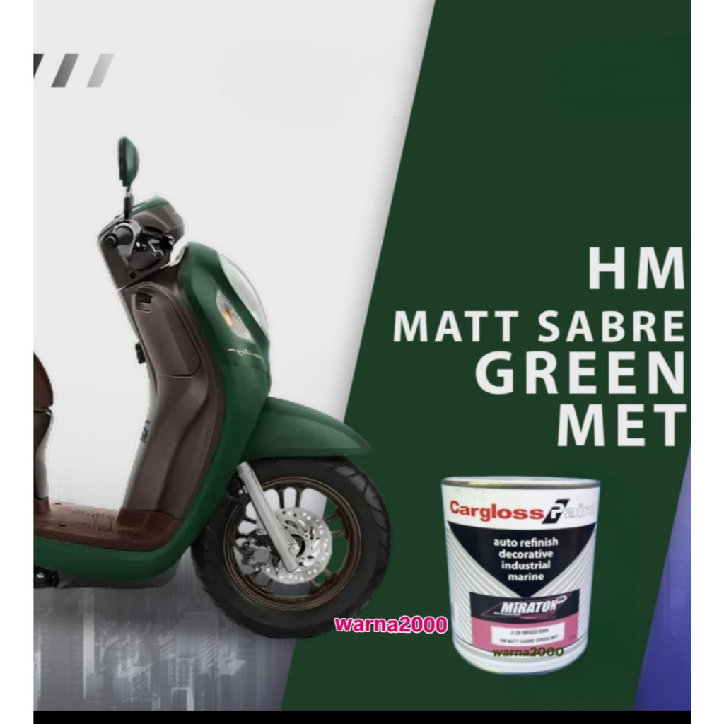 Cat Cargloss Miraton 8122 Matt Sabre Green / Hijau Doff Spoopy