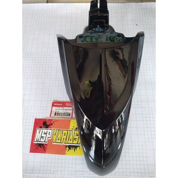 Original 61100 KZR 600FMB Slebor depan Honda Vario 125 Fi HITAM