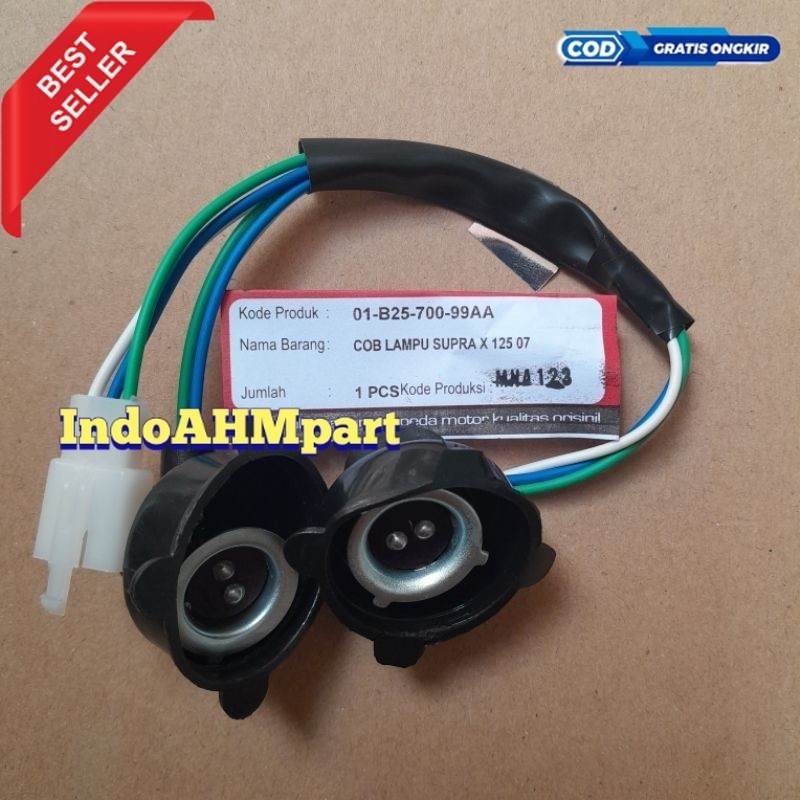 Piting lampu atau kabel soket lampu depan Supra x 125 new Supra x 125 fi KW super berkualitas