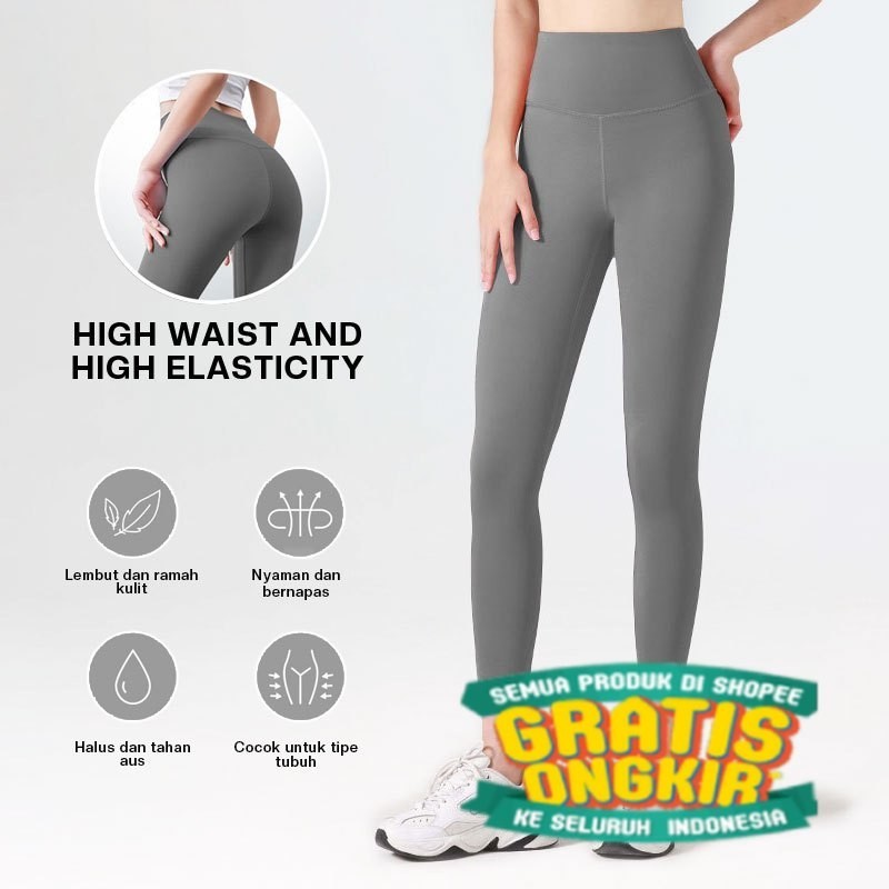 

RAGA Leging Wanita Running Pants Celana Olahraga Wanita Legging Sport High Waist Celana Senam Wanita/ ZUMA AEROBIK LANTAI