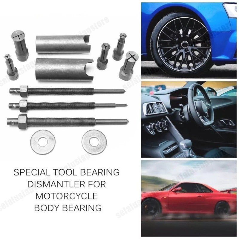 ID 8 PCS TREKER BEARING PULLER SET - TREKER BEARING TANAM - TREKER LEPAS BEARING DALAM - SEPARATOR