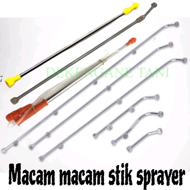 STIK SPRAYER VARIASI STIK SPRAYER PANJANG TELESKOPIK MATA 5 MATA 3/ STIK SPRAYER ELEKTRIK MANUAL TEL