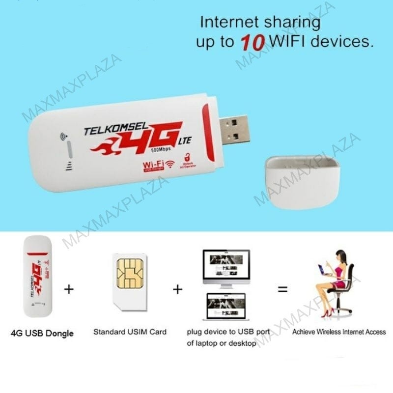 Modem 4G Wifi All Operator/Modem Wifi Mifi 4G LTE Modem USB 500mbps Unlock /Modem Usb 4G TELKOMSEL