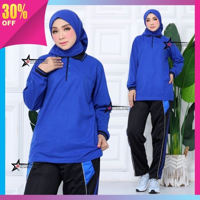 Pakaian Olahraga Murah Kekinian Keren Style Korea Terbaru / Baju Lakos Lengan Panjang Seragam Olahra