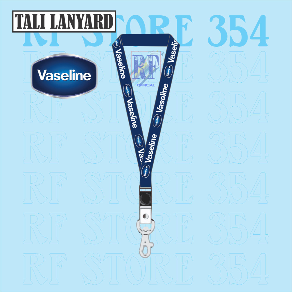 

TALI LANYARD VASELINE LOGO - TALI ID CARD VASELINE SKIN CARE GLUTA GANTUNGAN KUNCI GANTUNGAN FLASHDISK GANTUNGAN NAMETAG TALI LANYARD BEST SELLER COD