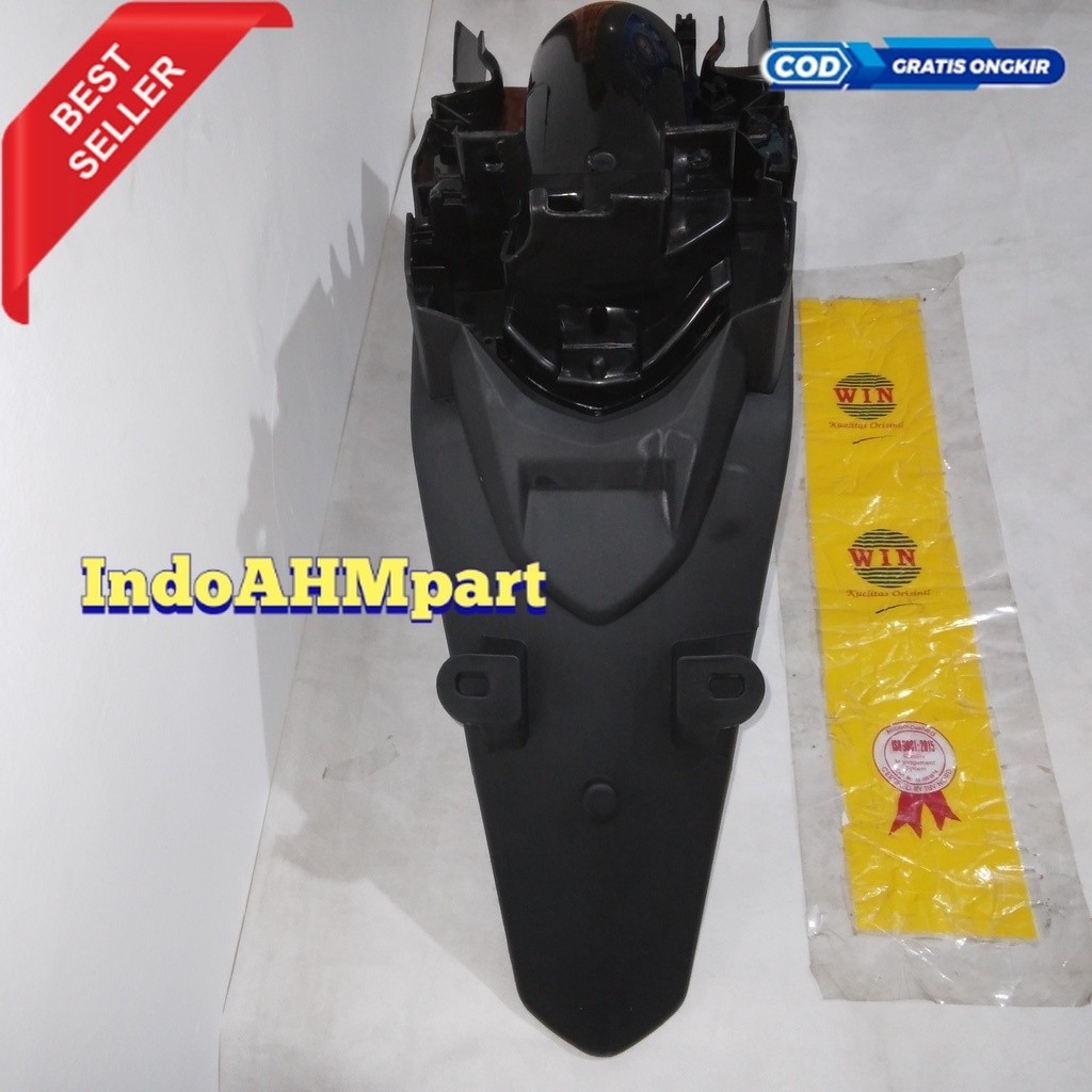 Spakbor Belakang Absolute Revo 110 2009 2010 2011 2012 2013 Hitam rear fender KW super berkualitas