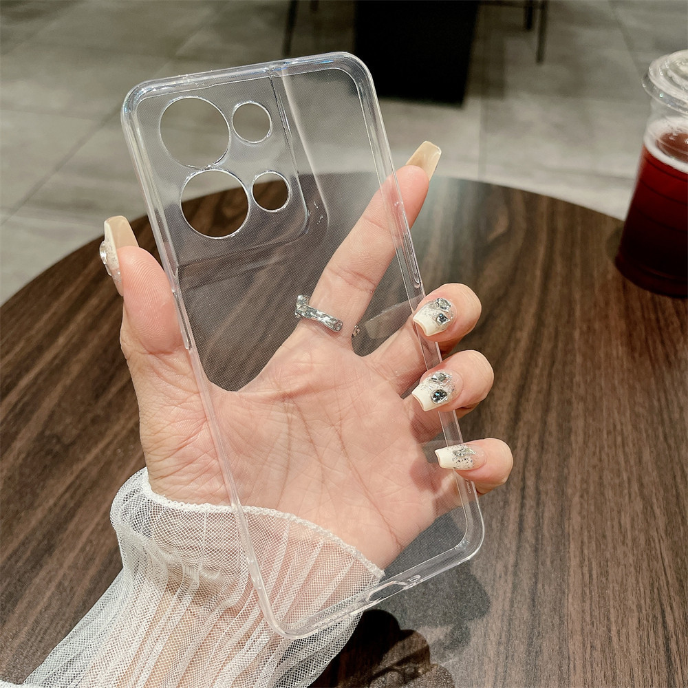 Clear Casing Tipis Anti Bening For Oppo Reno11 Reno4 Reno5 F Reno6 Reno7 SE Reno8 Find X3 Lite Reno1