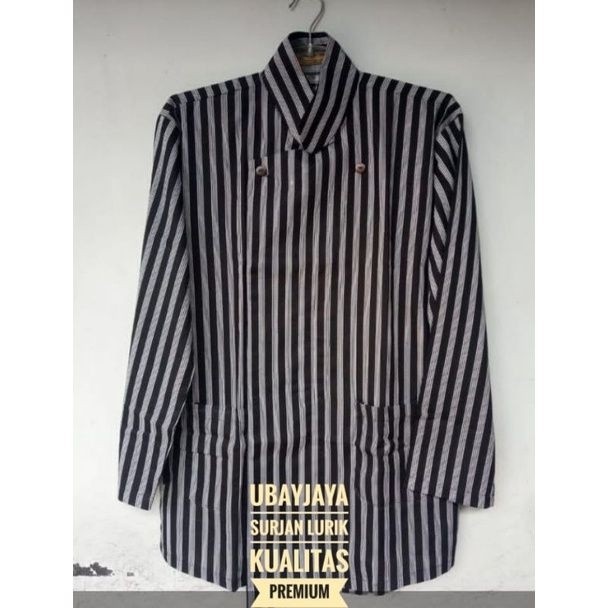 LURIK surjan lurik alusan model sikepan - surjan lurik kekinian -  koko surjan - baju muslim pria ke
