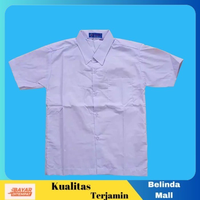 

⭐COD⭐ DISKON Seragam sekolah lengan pendek polos merk SERAGAM 15.5