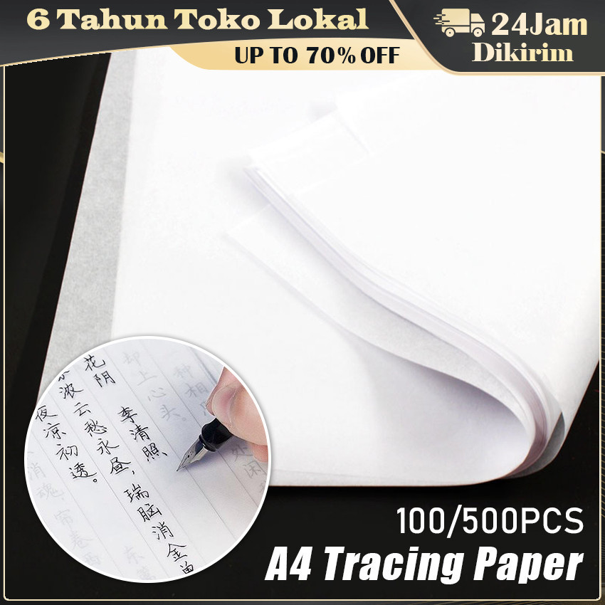 

Kertas Kalkir A4 / Tracing Paper A4 / Kertas Kalkir Tracing Paper Translucent Ukuran A4