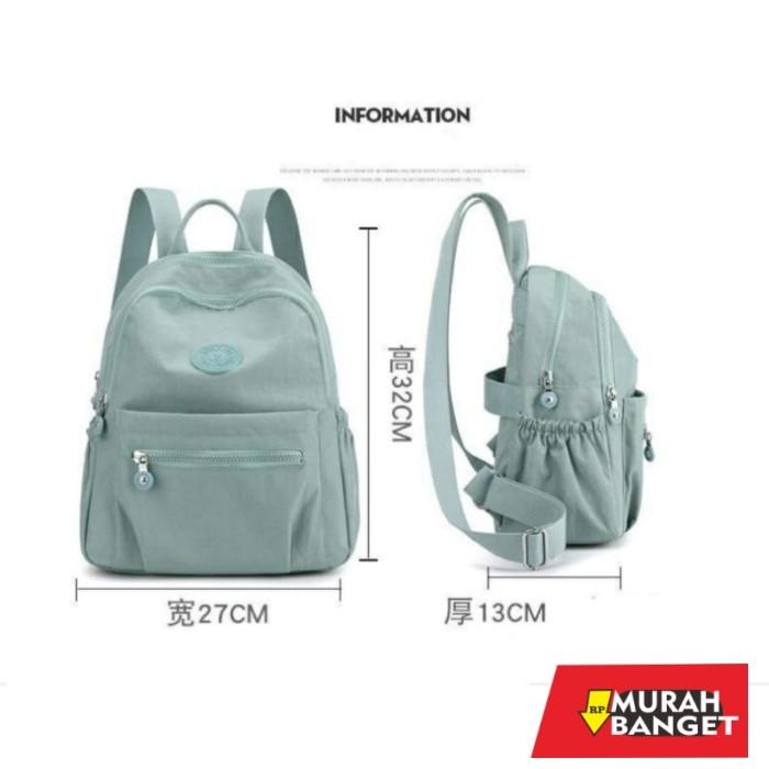 tas ransel wanita import Tas Ransel Chibao CB L066 Wanita - Ungu Tua