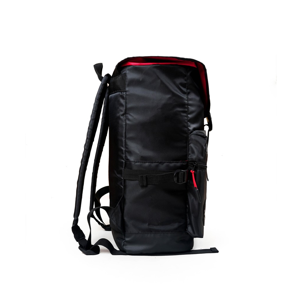 original kick denim - tas backpack ransel multifungsi anti air warna hitam - bp ransel expum