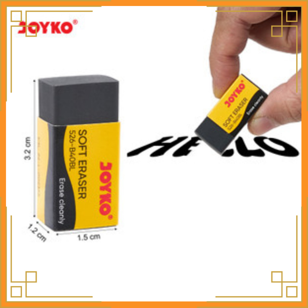 

JOYKO Penghapus pensil hitam kecil 526-B40bl (pcs)