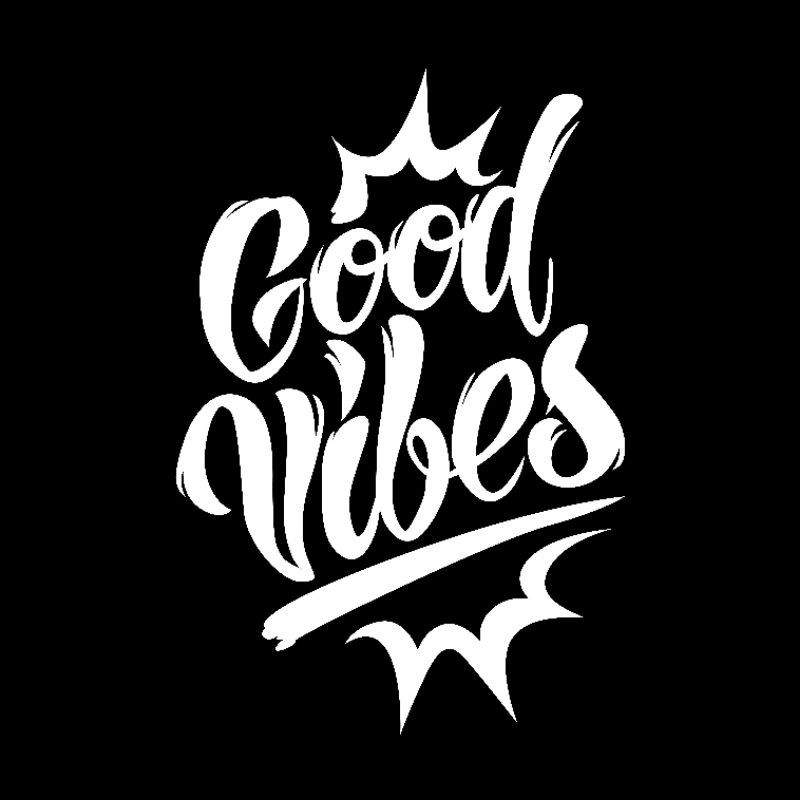 Sticker good vibes,logo good vibes Jagonya Stiker