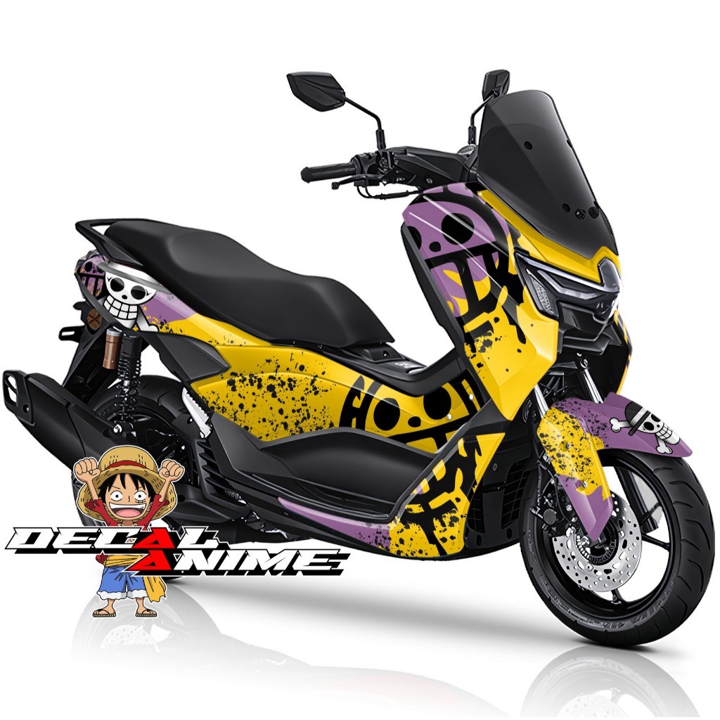 Decal Stiker NMAX TURBO Full Body Sticker Nmax Old - N Max New - Neo Turbo Decal Anime One Piece
