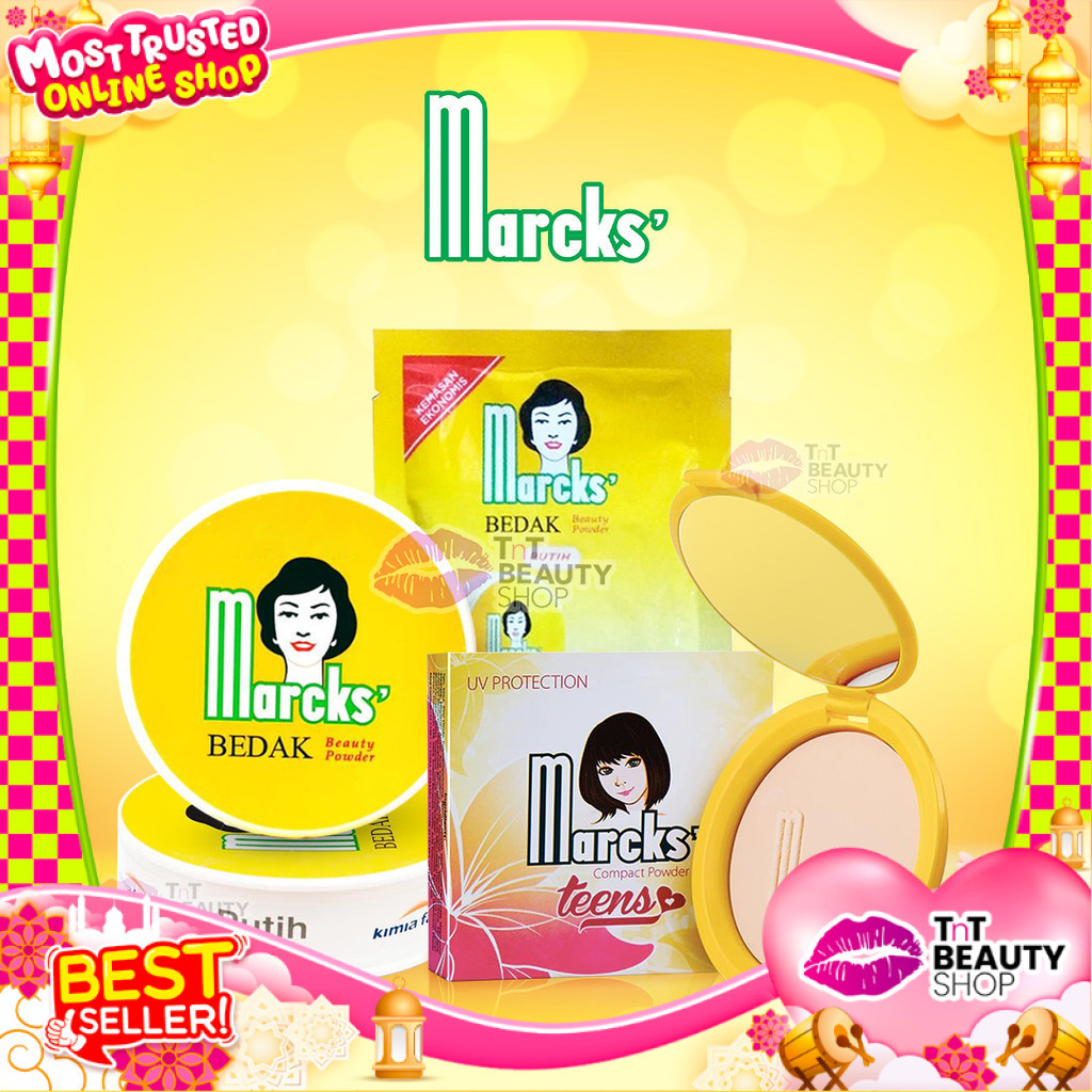 Marcks Bedak Tabur - Teens Bedak Padat - Loose Powder - Compact - Beauty Powder | Tnt beauty shop