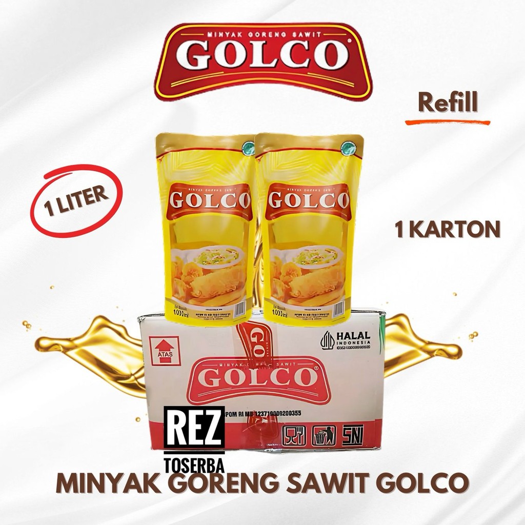 

1 Dus MINYAK GORENG GOLCO 1000L | Bundling Hemat Minyak Goreng