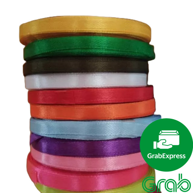 

pita satin / Pita kain kecil 1/4 inch / murah