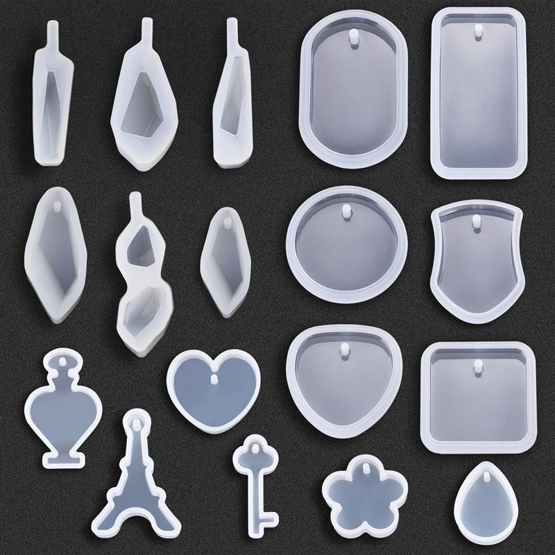 

DIY Crystal Pendant Silicone Mold Love Round Keychain Pendant Epoxy Resin Mold Jewelry Making Tools Handmade Crafts Decoration