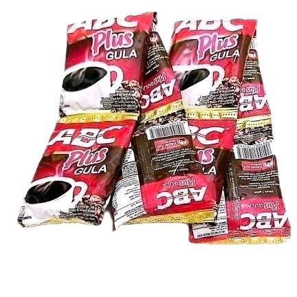 

6 renceng kopi ABC Plus gula 60 sacshet instan kopi renceng murah promo Bubuk Coffee Hitam