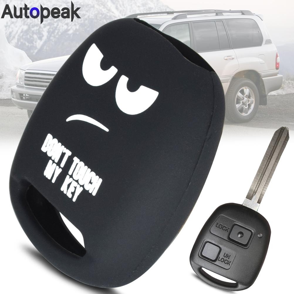 

Silicone Key Case Cover For Toyota Land Cruiser RAV4 Previa Yaris Alphard Celica Pixis Space Truck Epoch Passo Rush HiAce MR2