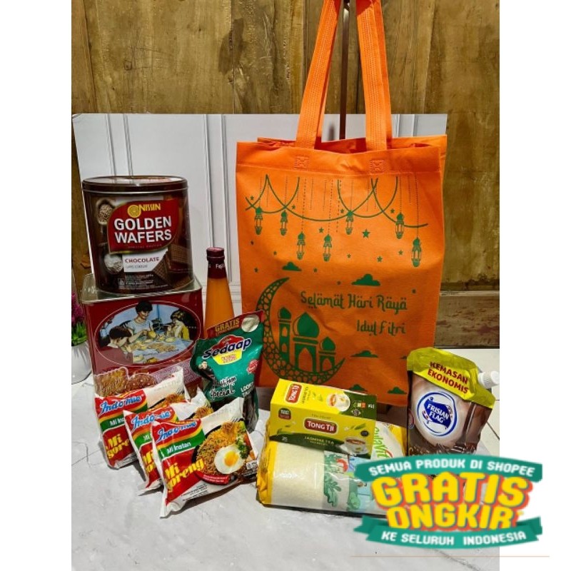 

(1 LUSIN = 12 PCS) READY STOCK TAS PARCEL LEBARAN IDUL FITRI 30x39x15 CM / TAS HAMPERS IDUL FITRI / GOODIEBAG IDUL FITRI / TAS BELANJA / TAS SPUNBOND / GOODIE BAG LEBARAN/ keluarga oleh oleh