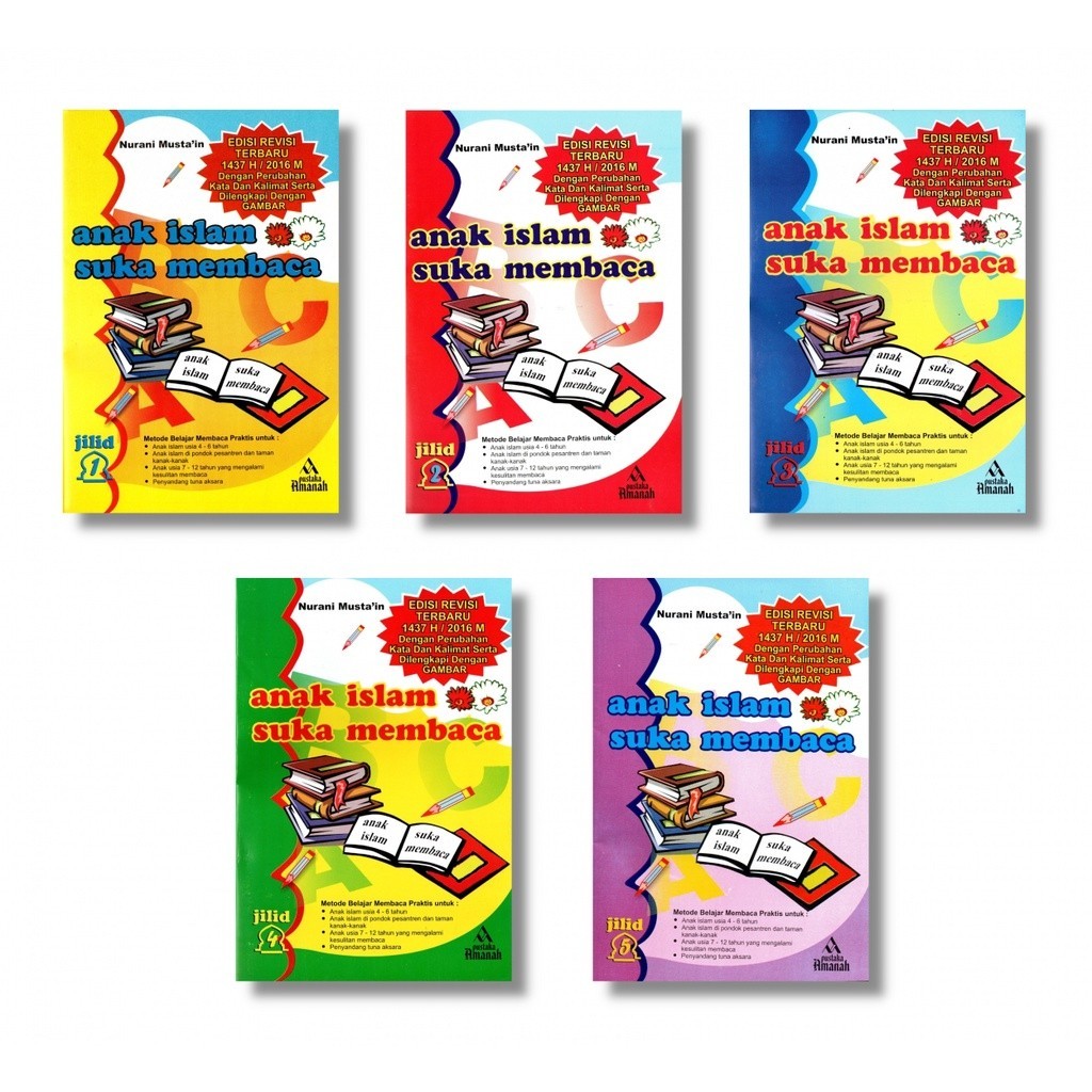 BUKU ANAK ISLAM SUKA MEMBACA TERMURAH TERLENGKAP Jilid 1 2 3 4 5 6 Murah Best Seller