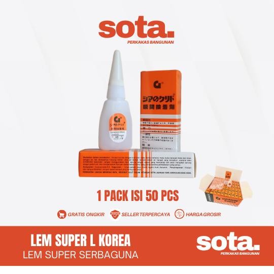 

Lem Super L Korea Serbaguna / lem china
