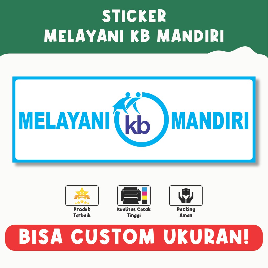 

Sticker Melayani KB Mandiri – Penanda Layanan Keluarga Berencana, Bisa Custom Ukuran