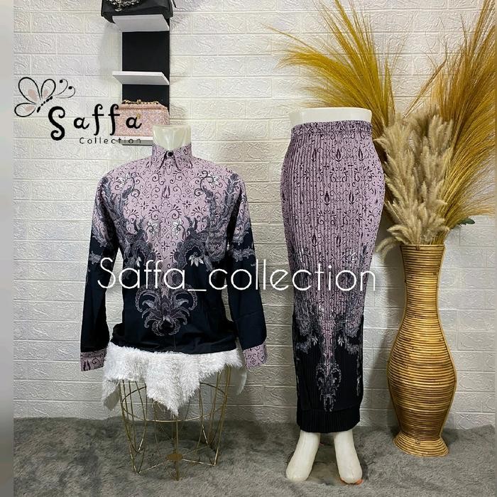 KEMEJA BATIK COUPLE FURING / COUPLE KEMEJA ROK / COUPLE BATIK / COUPLE - SET NAGA TARO, M