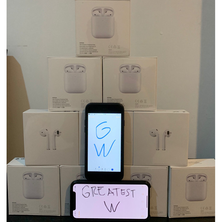 [ONLY CASE] ~bimowarso [Limited Edition] New Airpods 2 with Wireless Charging Case Ready Brand New A