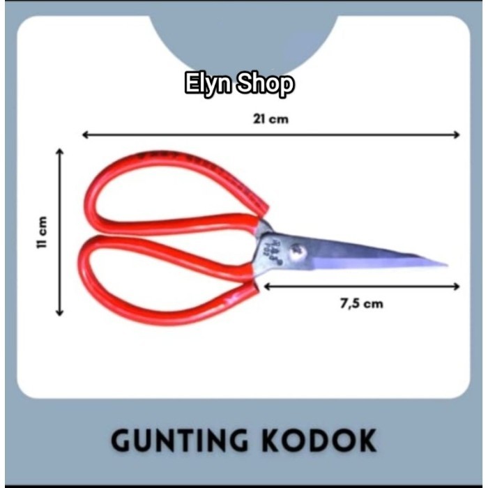 

GUNTING Merah Kodok SERBAGUNA KAIN 8 INCH