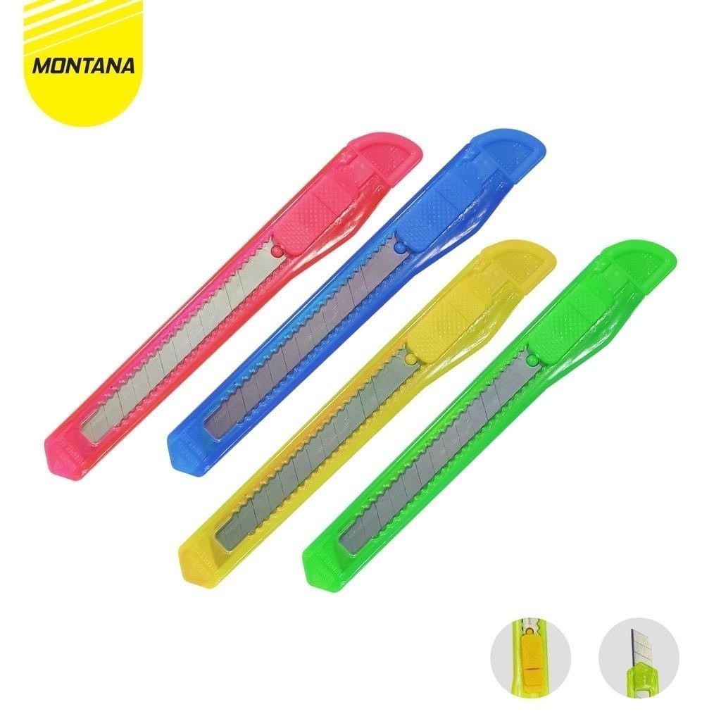 

MDP Pisau Cutter Besi Mini 12 cm Stainless / Cutter Stainless Warna