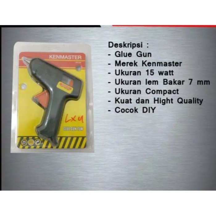 

Hitam Tembakan Lem Bakar Glue Gun 15 watt