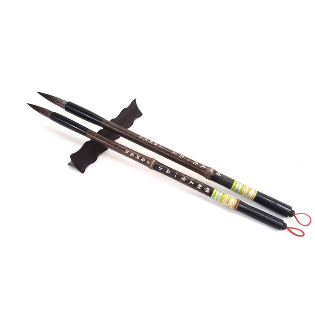 

S L Chinese Water Ink Painting Calligraphy Brush Sumi-e Squirrel Hair Jingzhihuihaoyipin Running Script Cursive Official Script