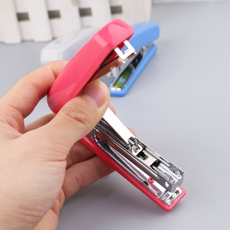 

Portable Metal Manual Stapler Uses No.10 for Staples Desktop School Office Suppl