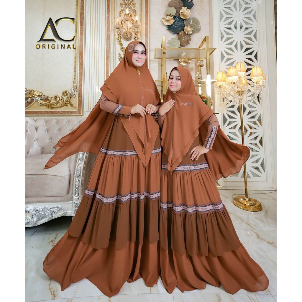 gamis syari atika series BY AC COLLECTION (MOM) GAMIS PREMIUM