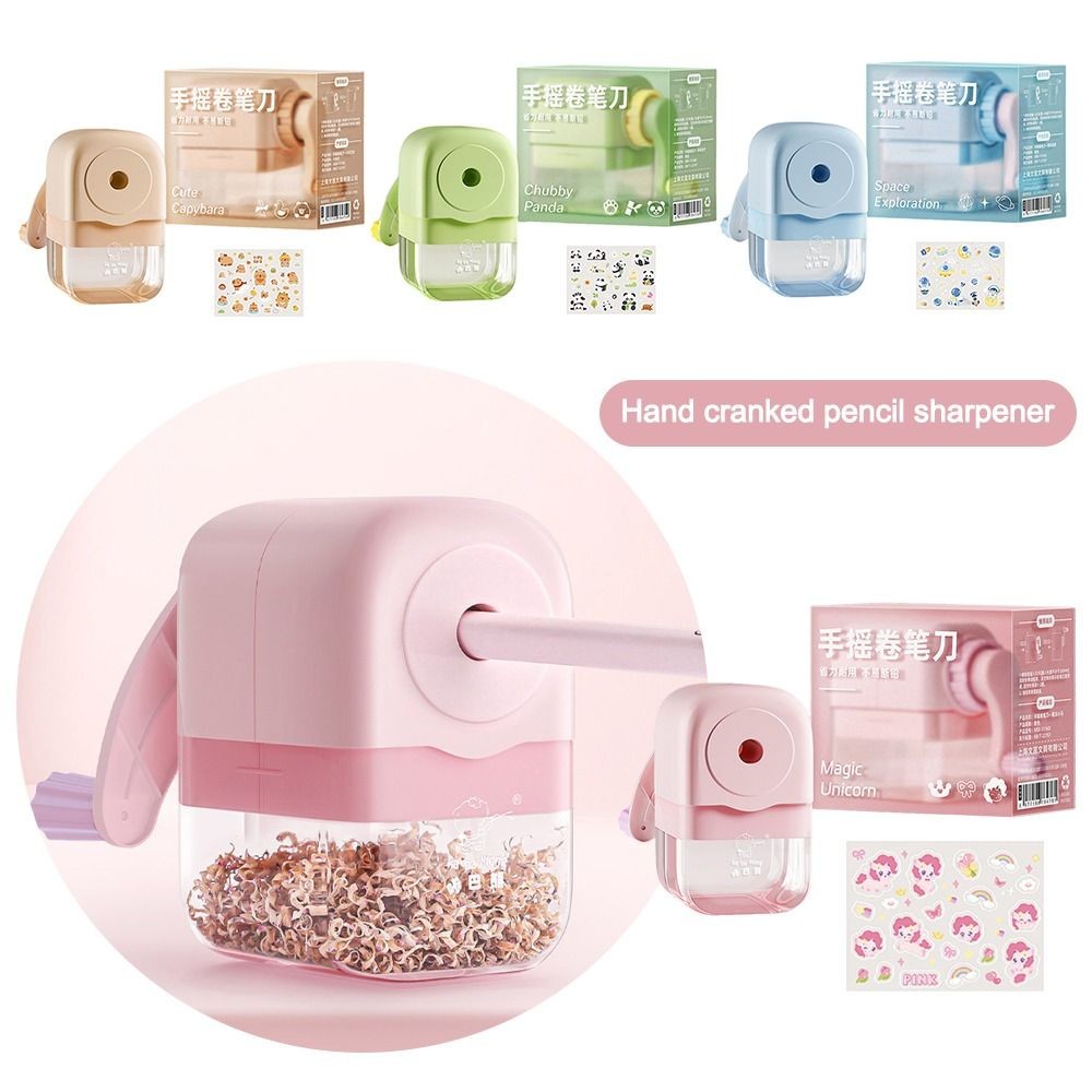 

Hand-cranked Capibara Pencil Sharpener Anti Sticking Lead Student Stationery Pencil Cutter School Office Supplies