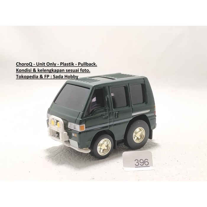 Choro Q Zero Mitsubishi Delica 4WD Hijau Pullback Unit Only