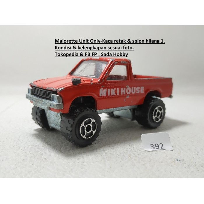 Majorette Toyota Pickup Hilux Red Miki House Unit Only