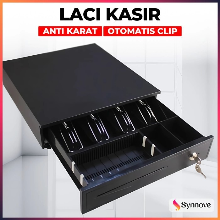 Cash Drawer Kasir EPPOS RJ-11 Laci Uang Kasir Anti Karat Laci Uang Tempat Uang Kasir Cashdrawer