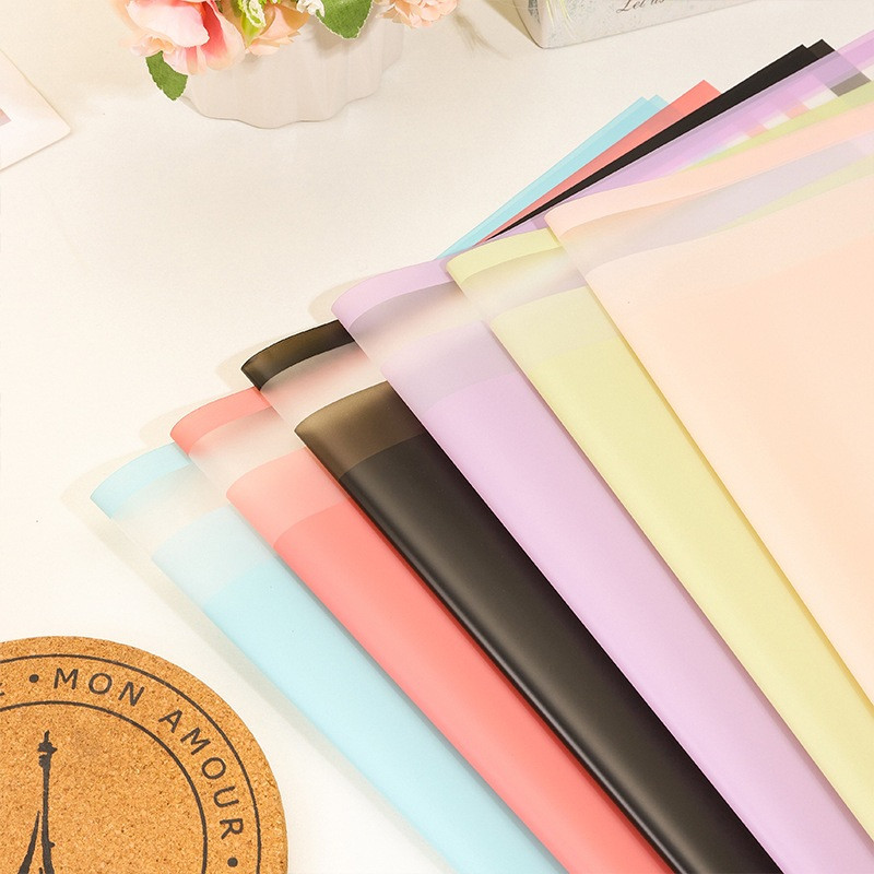 

Kertas Buket Bunga Double Frame Color Flower Wrapping Paper Celophane KB122