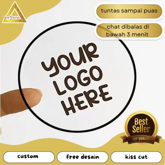 

INKA Print & Cut Sticker Transparent A3+ Cetak Kiss Cut Stiker Label Bening Transparan Bandung