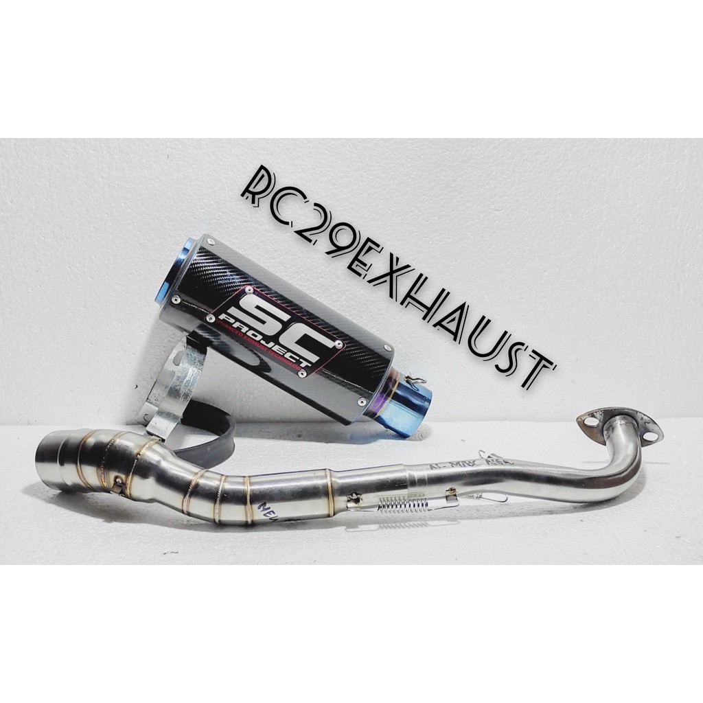 Knalpot Racing SC PROJECT/Vario/Beat/Genio/Fino/Scopee/Mio j/Mio M3/Mio GT/Mio Sporty/ADV/Lexi/Xeon