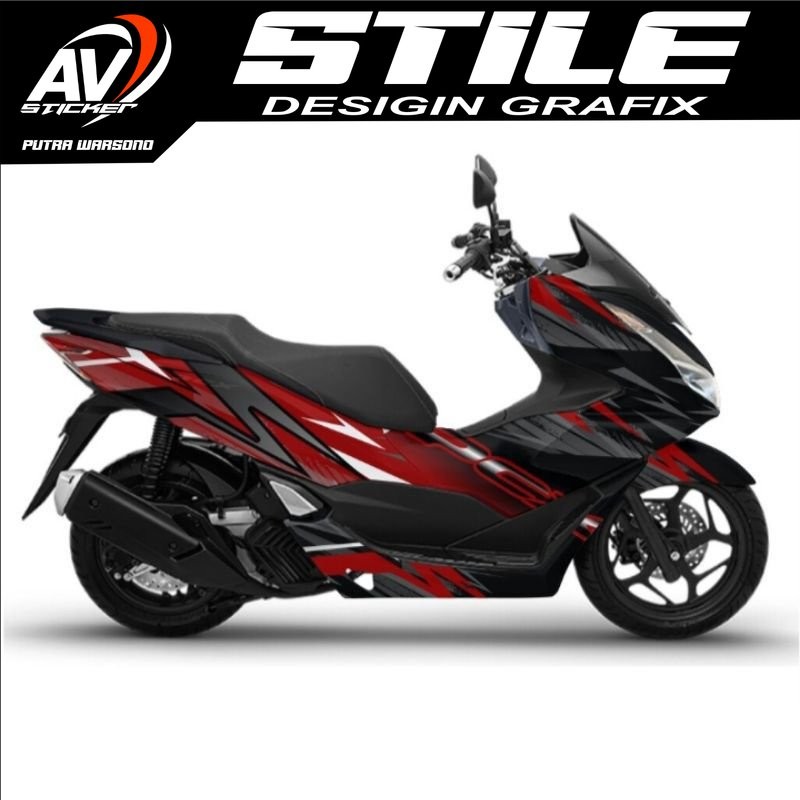 Av stiker variasi honda pcx abs full body sticker variasi decal pcx 2021
