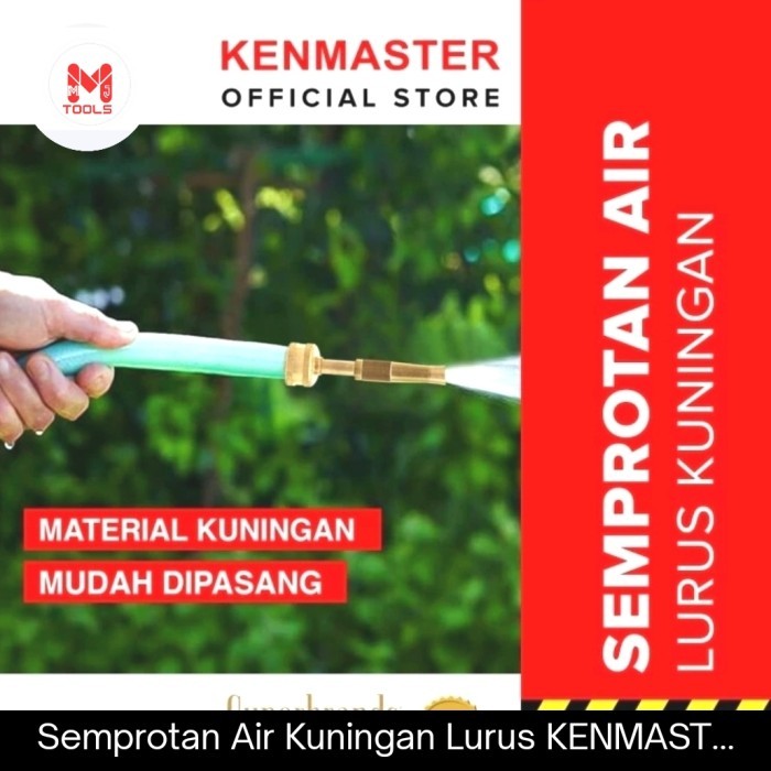 Semprotan Air Kuningan Lurus KENMASTER - KENMASTER Semprotan Kuningan Lurus