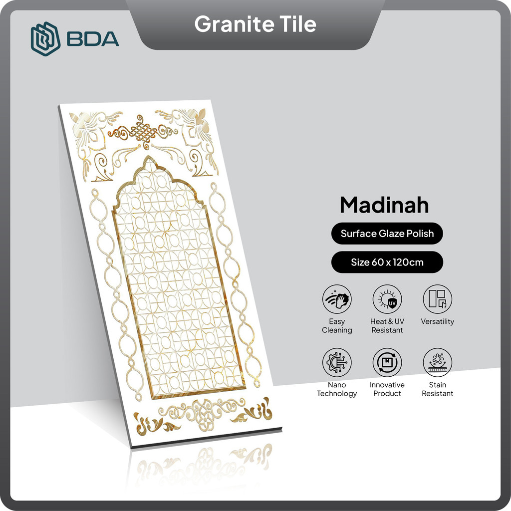 BDA Granite Tile 60x120 Keramik Granit Masjid Musholla Keramik Sajadah Madinah