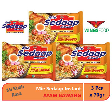 

Mie Sedaap Ayam Bawang 70gr 3 Pcs